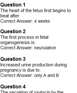 HW 12 - Pregnancy and Development